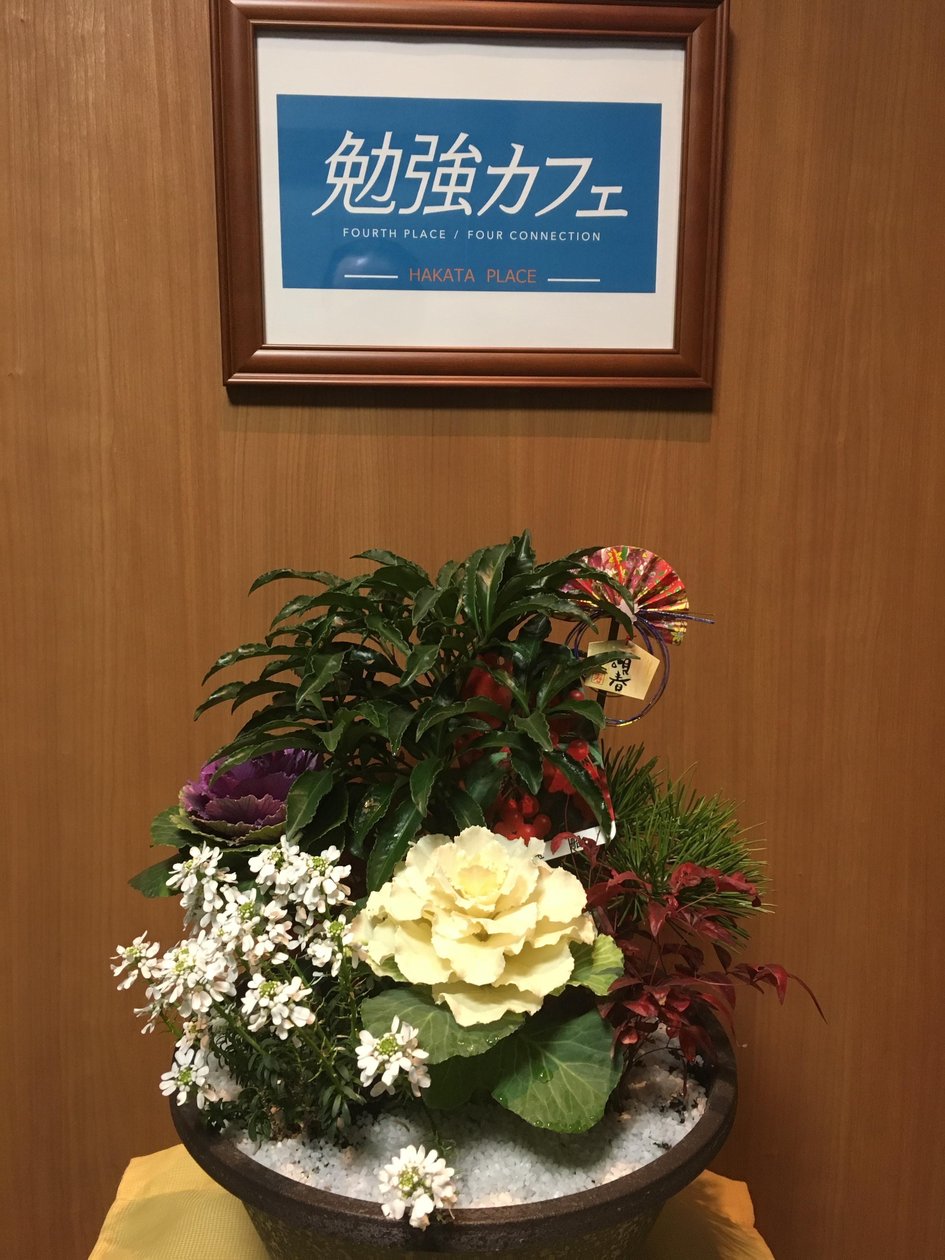 勉強カフェ 博多プレースの内観写真