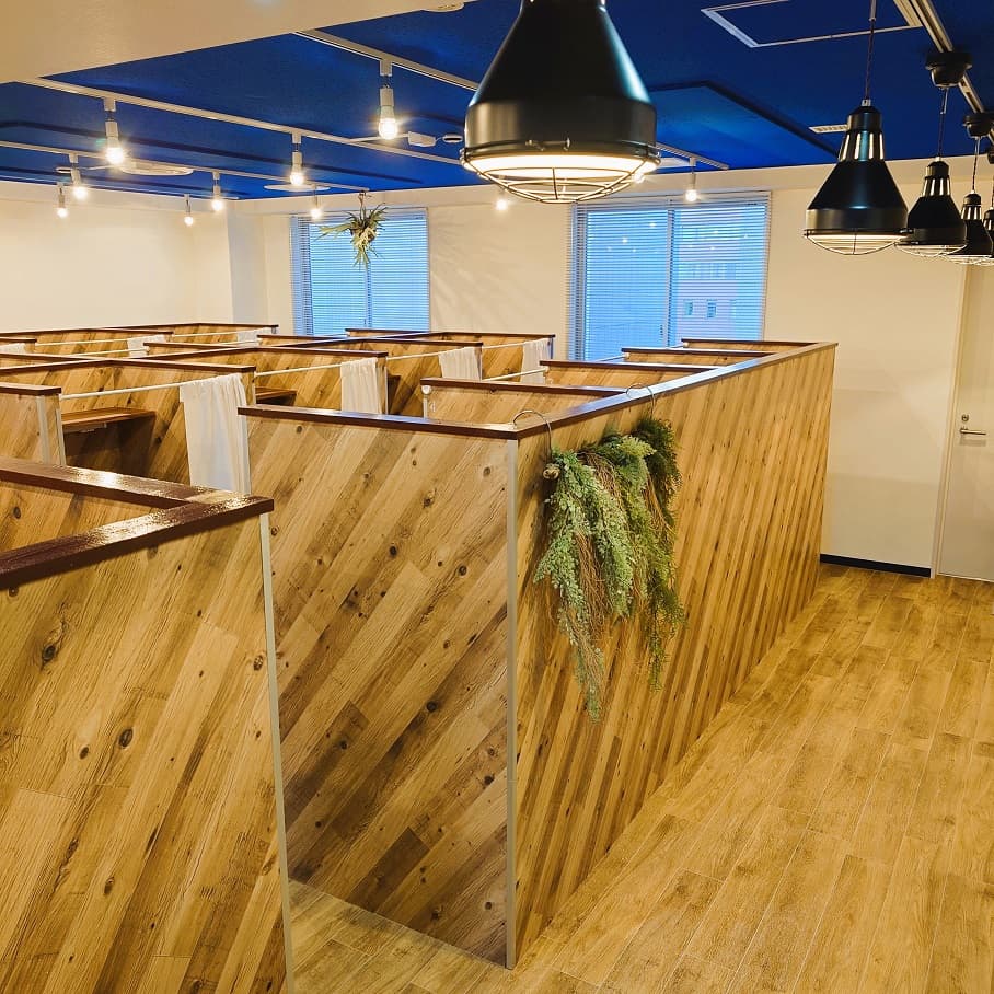 アイデスク八王子自習室の内装