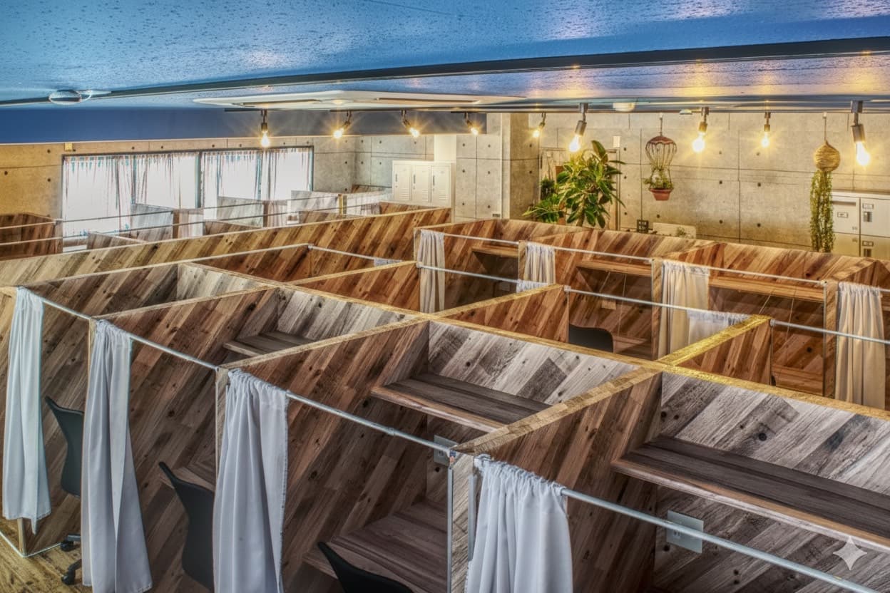 アイデスク横浜自習室の外観・内観写真