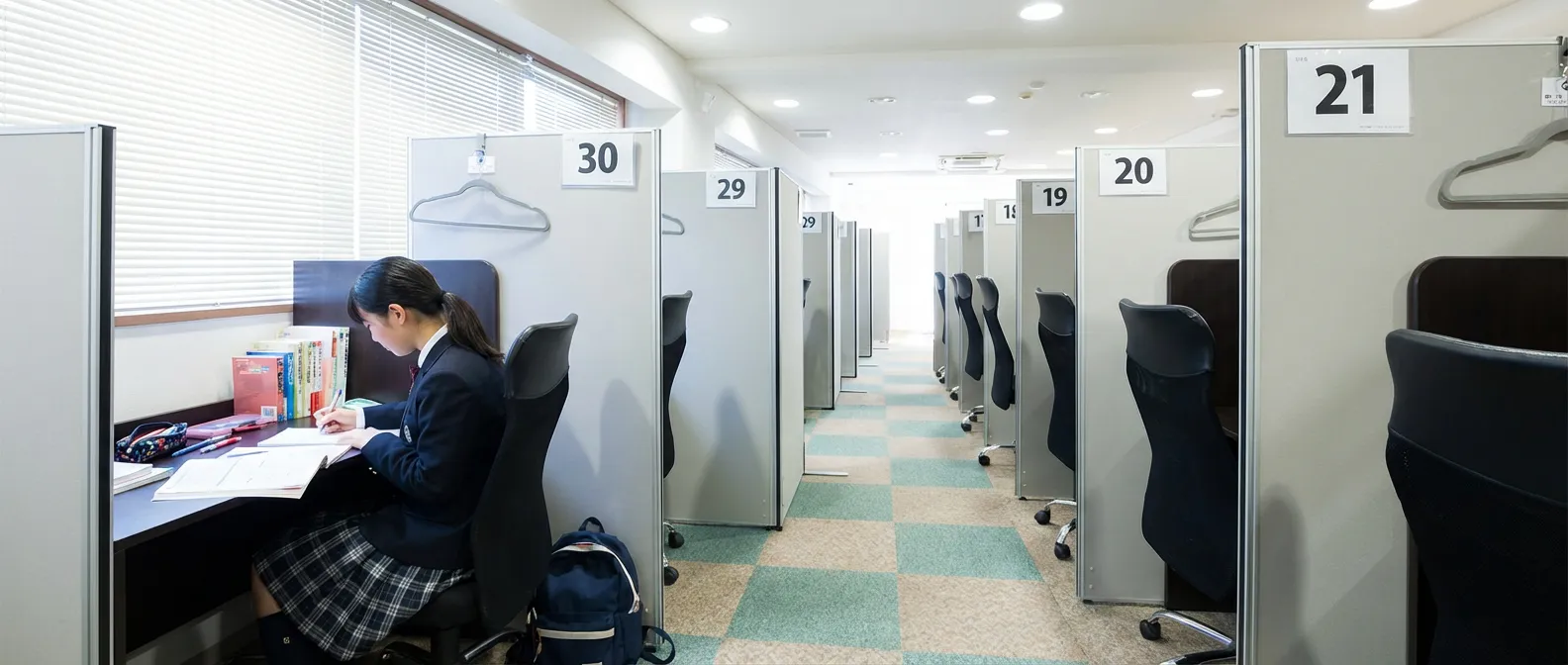 レンタル学習室 千石店 の内観