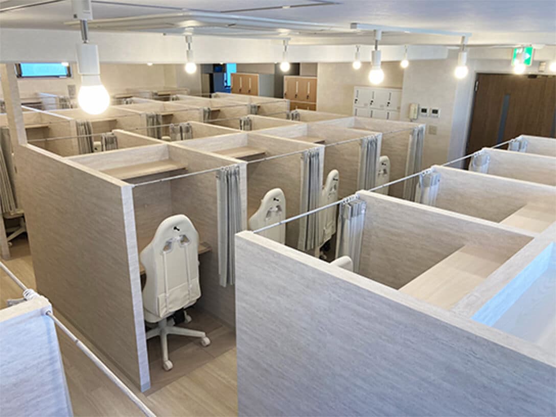 静かな個室型自習室 設備